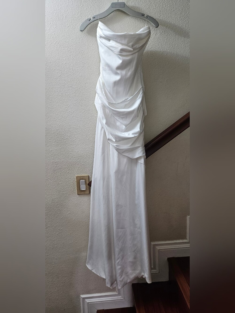 BABYBOO WHITE KENSINGTON Strapless Maxi Dress